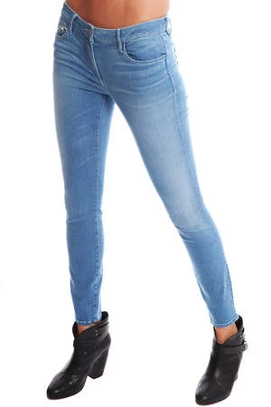 3x1Regular Crop Skinny With Zip - Ocean - Image 2