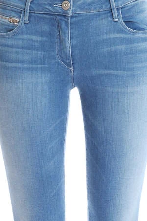 3x1Regular Crop Skinny With Zip - Ocean - Image 4