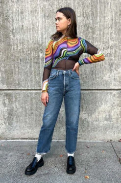 AGOLDE90S CROP Jeans - OBLIQUE