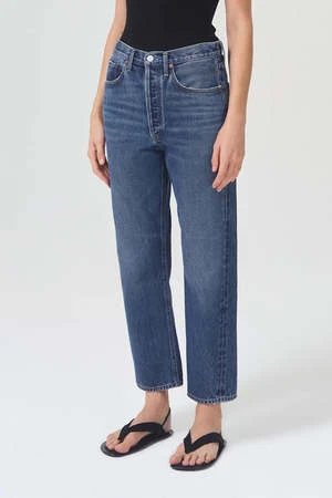 AGOLDE90 S CROP Denim Jeans - RANGE - Image 4