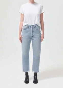 AGOLDE90's Crop Mid Rise Straight - Nerve