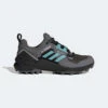 AdidasWomens Terrex Swift R3 GORE TEX Hiking Shoes - Grey Five/Mint Ton/Core Black
