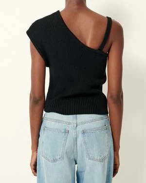 Mabel And MossAgneta Sweater Knit Top - Black - Image 3
