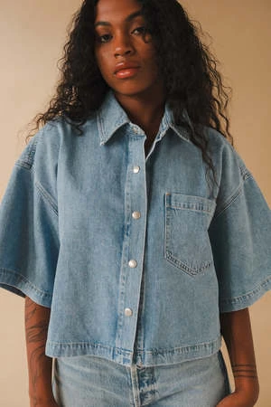 AGOLDEAgolde Rona Box Shirt - Tomorrow