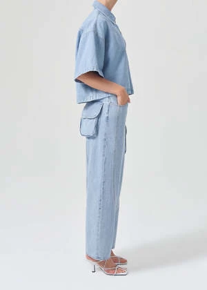 AGOLDEAgolde Rona Box Shirt - Tomorrow - Image 9