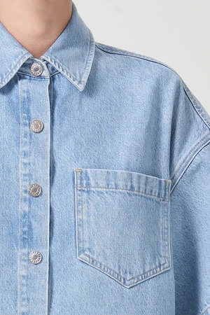 AGOLDEAgolde Rona Box Shirt - Tomorrow - Image 7