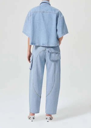 AGOLDEAgolde Rona Box Shirt - Tomorrow - Image 10