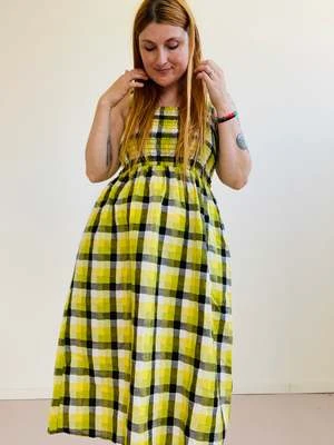 Altar HouselineLeah Dress - Bumblebee Checker - Image 14