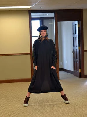 AnntianRound Dress - Rainbow Flower