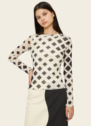 Find Me NowAxel Mesh Top - Midnight