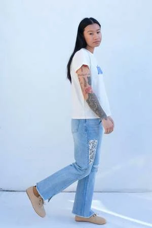 B SidesStowe Jean - Floral Patch - Image 3