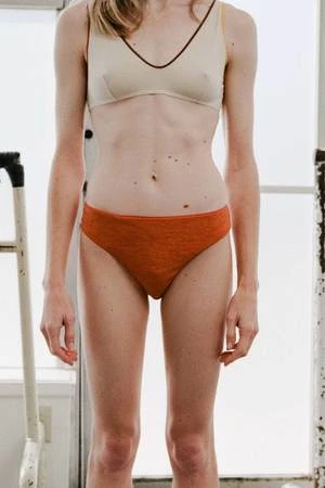 BaserangeBell Pants Terry Cotton - Ven Orange