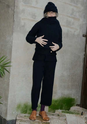 BaserangeMaru Merinos Wool Rib Pants