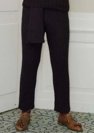 BaserangeMaru Merinos Wool Rib Pants - Image 4