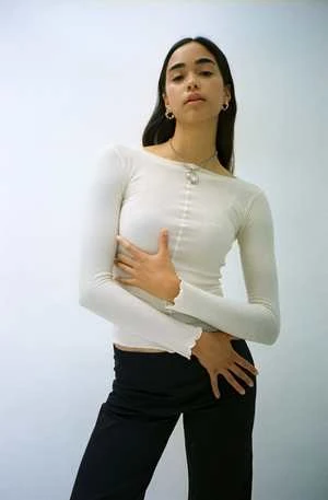 BaserangePama Long Sleeve - Ecru - Image 5