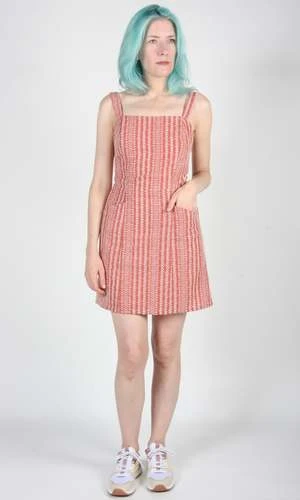 Birds Of North AmericaBluebird Dress - Cinnamon Eyelet - Image 3