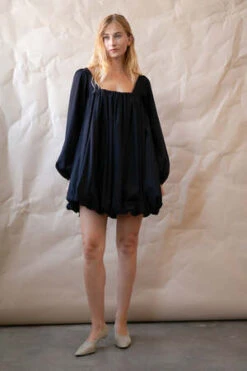 Juliette FabbriCait Balloon Dress - Black