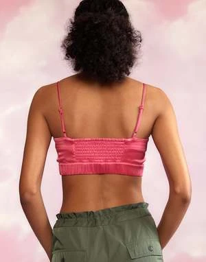 CYNTHIA ROWLEYCasey Satin Bralette - HTPNK - Image 5