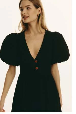Le Petit TrouCharlie Dress - Black - Image 3