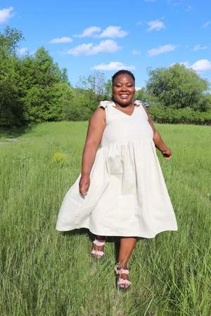 Eliza FaulknerBunni Dress - Raw Linen - Image 2