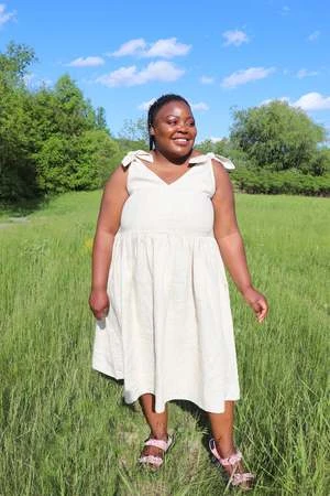 Eliza FaulknerBunni Dress - Raw Linen - Image 4