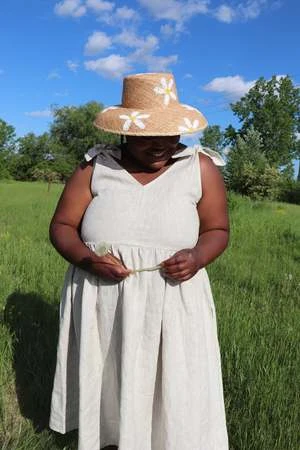 Eliza FaulknerBunni Dress - Raw Linen - Image 12