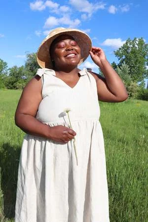 Eliza FaulknerBunni Dress - Raw Linen - Image 13