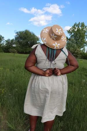 Eliza FaulknerBunni Dress - Raw Linen - Image 16