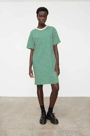 KowtowEveryday Boxy Dress - Evergreen Stripe - Image 2