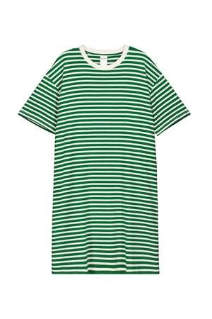 KowtowEveryday Boxy Dress - Evergreen Stripe - Image 7