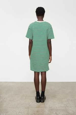 KowtowEveryday Boxy Dress - Evergreen Stripe - Image 6