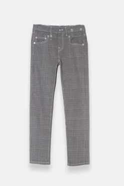 R13Glen Plaid Boy Straight - Glen Plaid