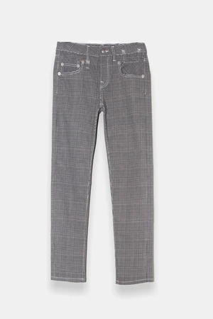 R13Glen Plaid Boy Straight - Glen Plaid