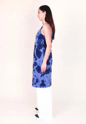 GramicciWaffle Cord Mid-Length Dress - Navy Bleach Dye - Image 5