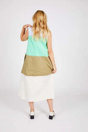 Intentionally BlankTinted Colorblock Dress - Light Blue - Image 4