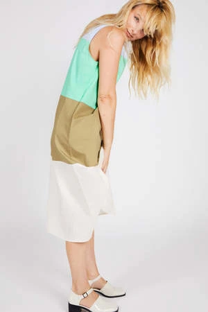 Intentionally BlankTinted Colorblock Dress - Light Blue - Image 6