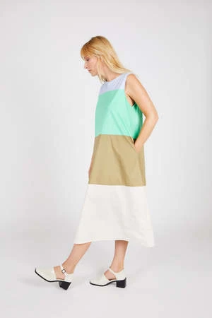 Intentionally BlankTinted Colorblock Dress - Light Blue - Image 3