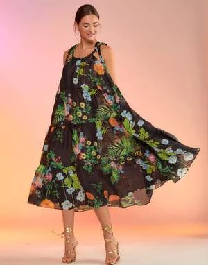 CYNTHIA ROWLEYLayla Linen Halter Dress - Image 2