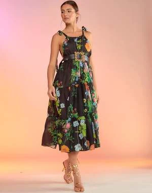 CYNTHIA ROWLEYLayla Linen Halter Dress - Image 4