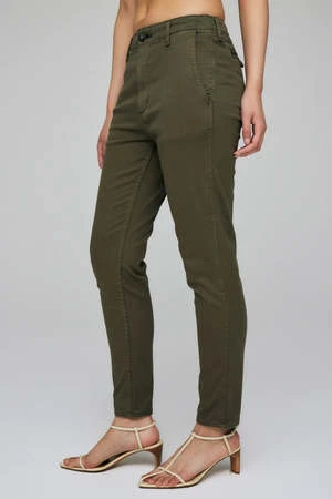 MOUSSYAnsley Chino Pants - Khaki - Image 3