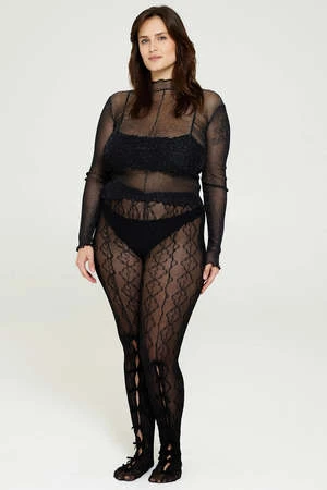 Find Me NowMariposa Bow Tights - Night - Image 4