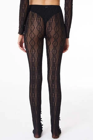 Find Me NowMariposa Bow Tights - Night - Image 6