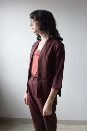 MeemozaMaelle Wool Pants - Aubergine - Image 6