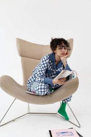 FoliMoody Dusk Loungewear Set - Murky Blue