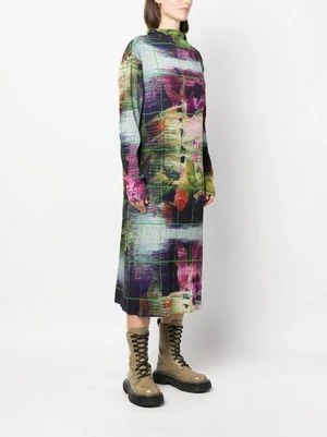 Henrik VibskovNEPTUNE PLISSE DRESS - BLUE WHITE FLOWER UNIVERSE - Image 5