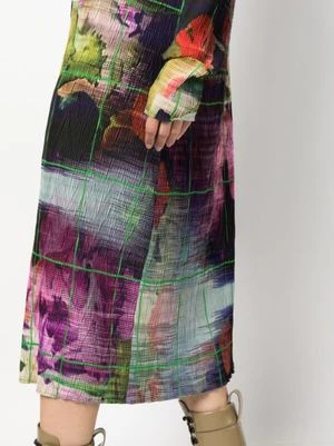 Henrik VibskovNEPTUNE PLISSE DRESS - BLUE WHITE FLOWER UNIVERSE - Image 7