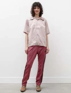 NeedlesNarrow Track Pant - Poly Smoke Pink
