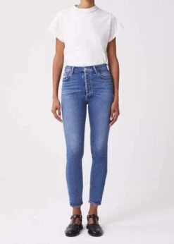 AGOLDENico High Rise Slim Fit In Betray-Blue