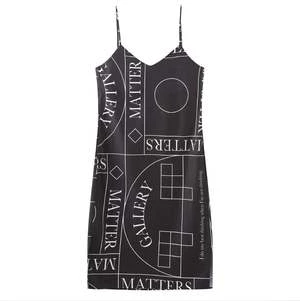 Matter Matters GalleryBRAND NAME 'Not' / Pattern Tank Dress - Black - Image 5