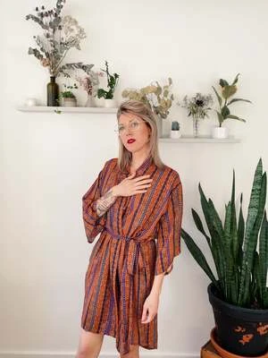 OnderbroeksClassic Robe - Folk Lines - Image 2